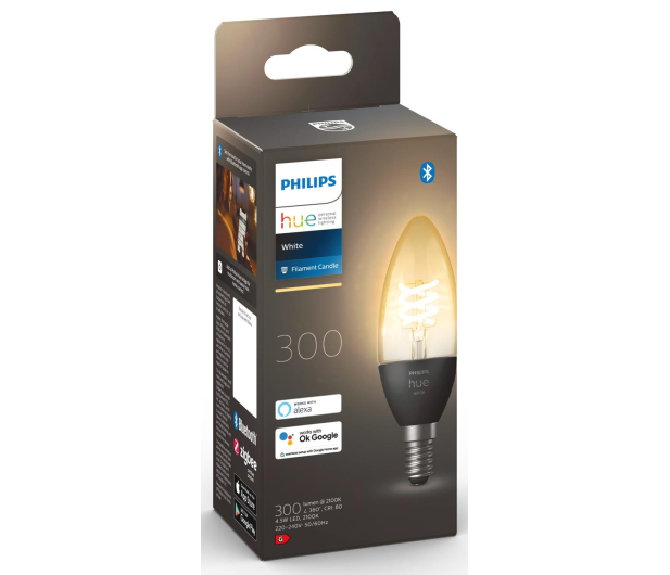 Philips Hue White Inteligentna Żarówka Filament C37 E14 - 678458 - zdjęcie 3